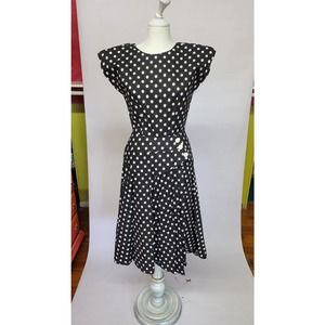 vintage 90s Jamie polka dot dress XS/S